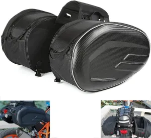 Powersports Saddle Bags - Waterproof Motorcycle Luggage, Helmet & Pillion Seat Side Bags
