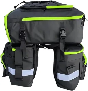 Professional Bike Bag Set Bike Pannier Bag with Clips for Bicycle Cargo Rack, Saddle Bag, Shoulder Bag, Laptop Pannier Rack - Ideal for Cycling Accessories