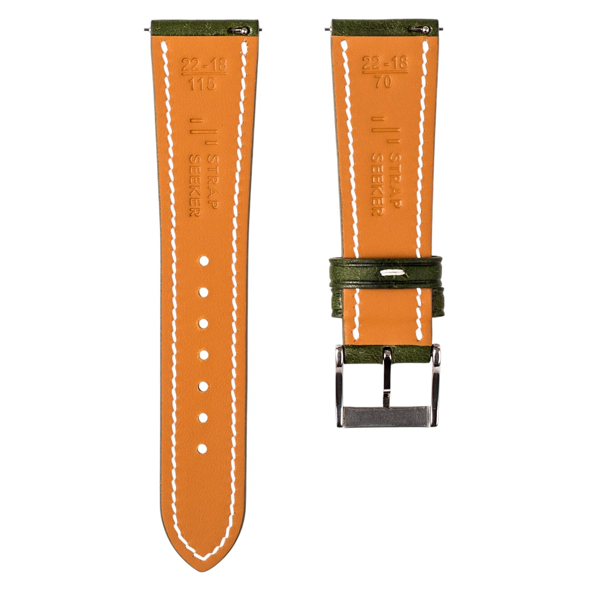 Pueblo Calfskin Leather Strap - Quick-Release - Napoli Yellow (2437)