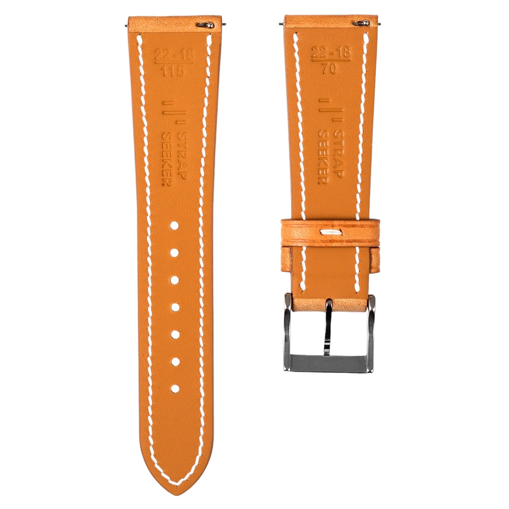 Pueblo Calfskin Leather Strap - Quick-Release - Napoli Yellow (2437)