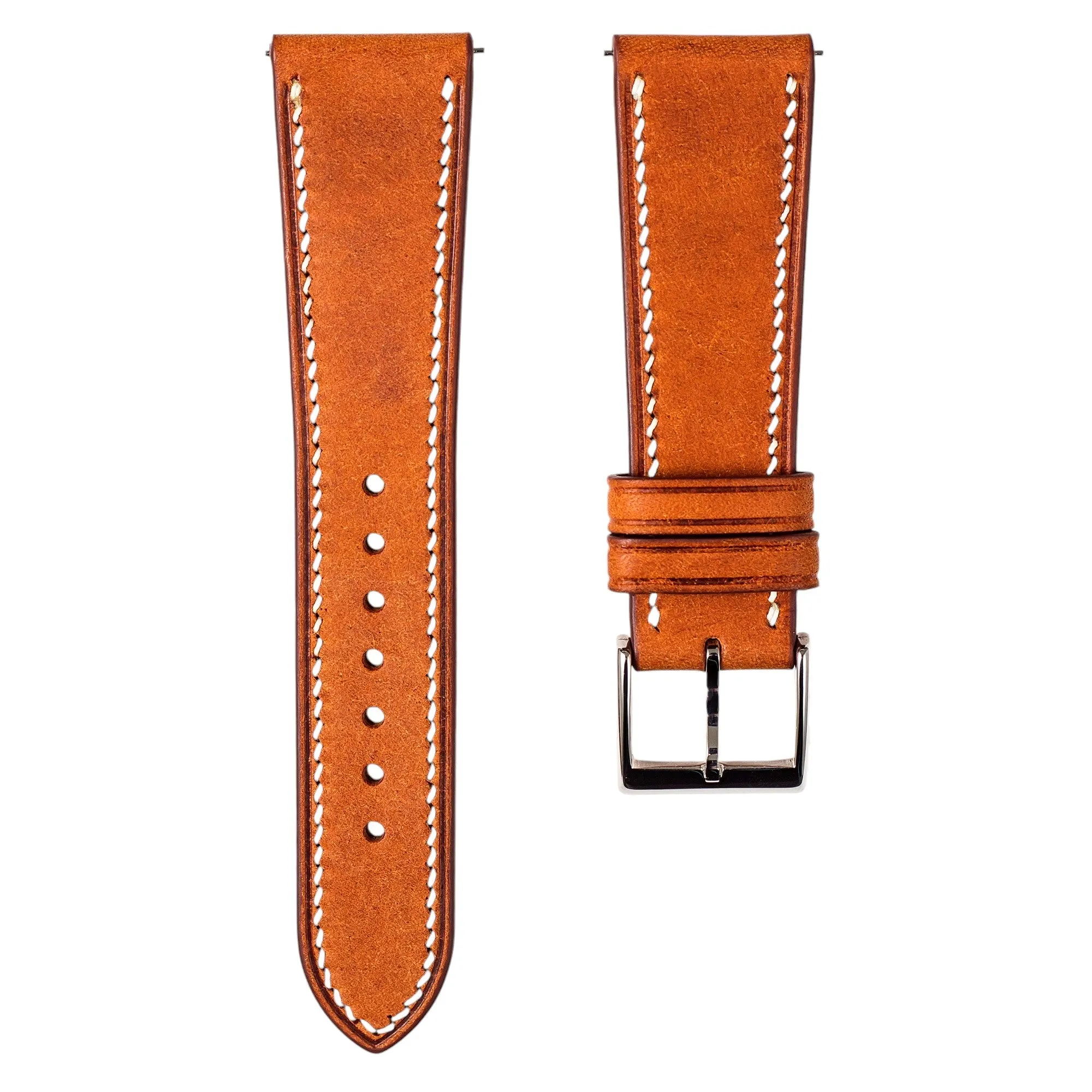 Pueblo Calfskin Leather Strap - Quick-Release - Napoli Yellow (2437)