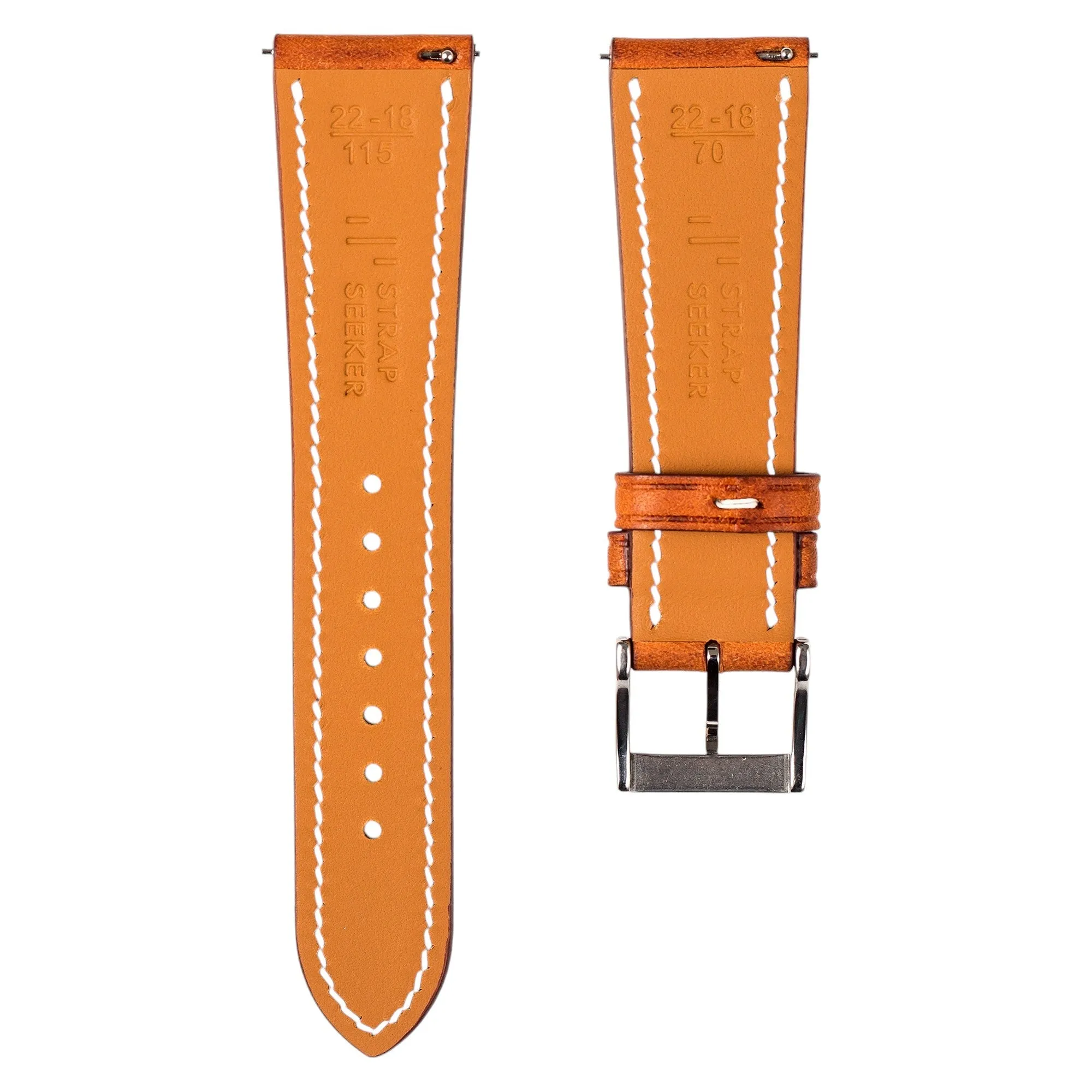 Pueblo Calfskin Leather Strap - Quick-Release - Napoli Yellow (2437)