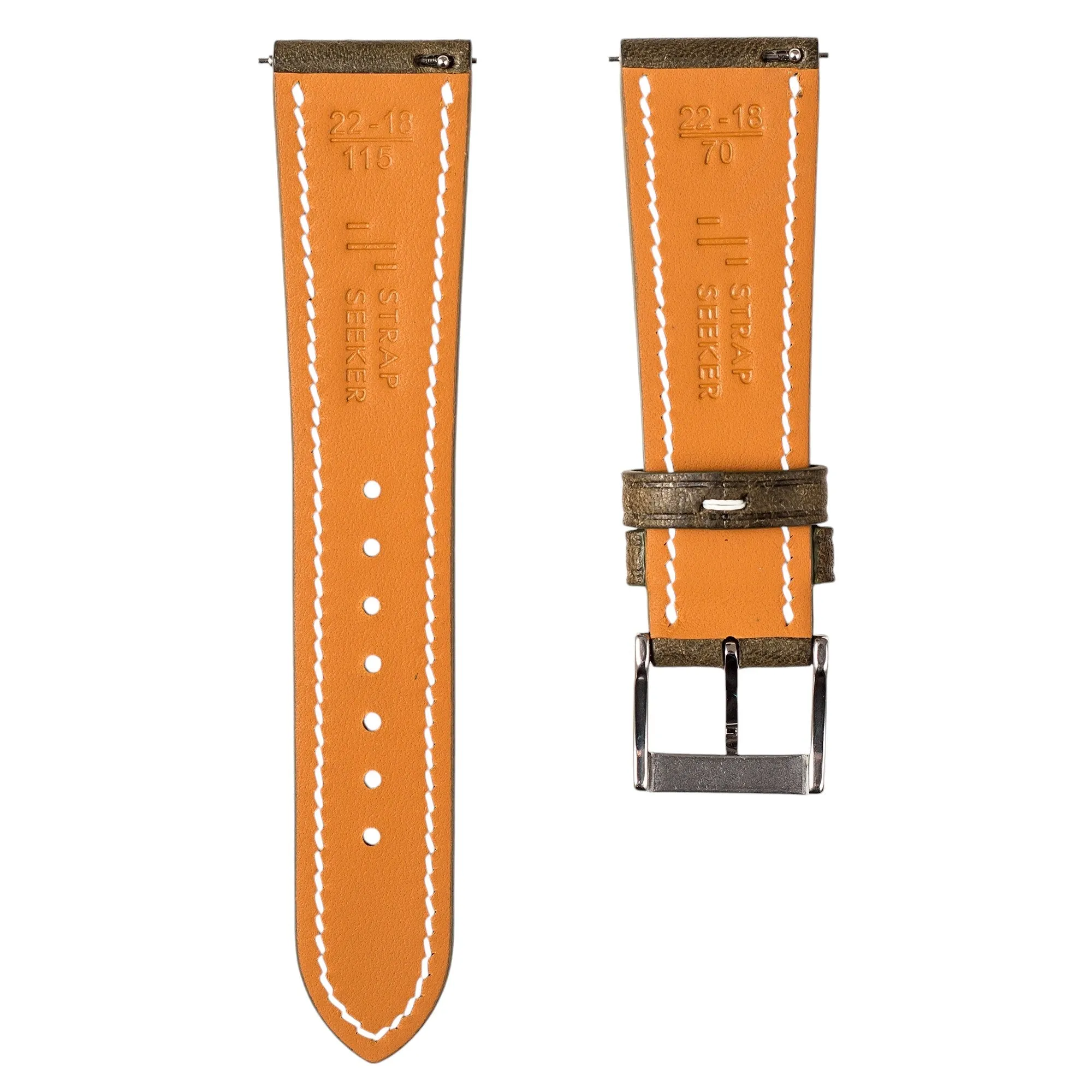 Pueblo Calfskin Leather Strap - Quick-Release - Napoli Yellow (2437)
