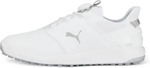 PUMA Men's Ignite Elevate Disc Golf Shoe, Silver/White, 11