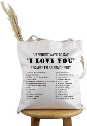 PWHAOO Podcast Lover Inspired Gift Podcast Fan Tote Bag Podcast Lover Handbag Podcast Merch