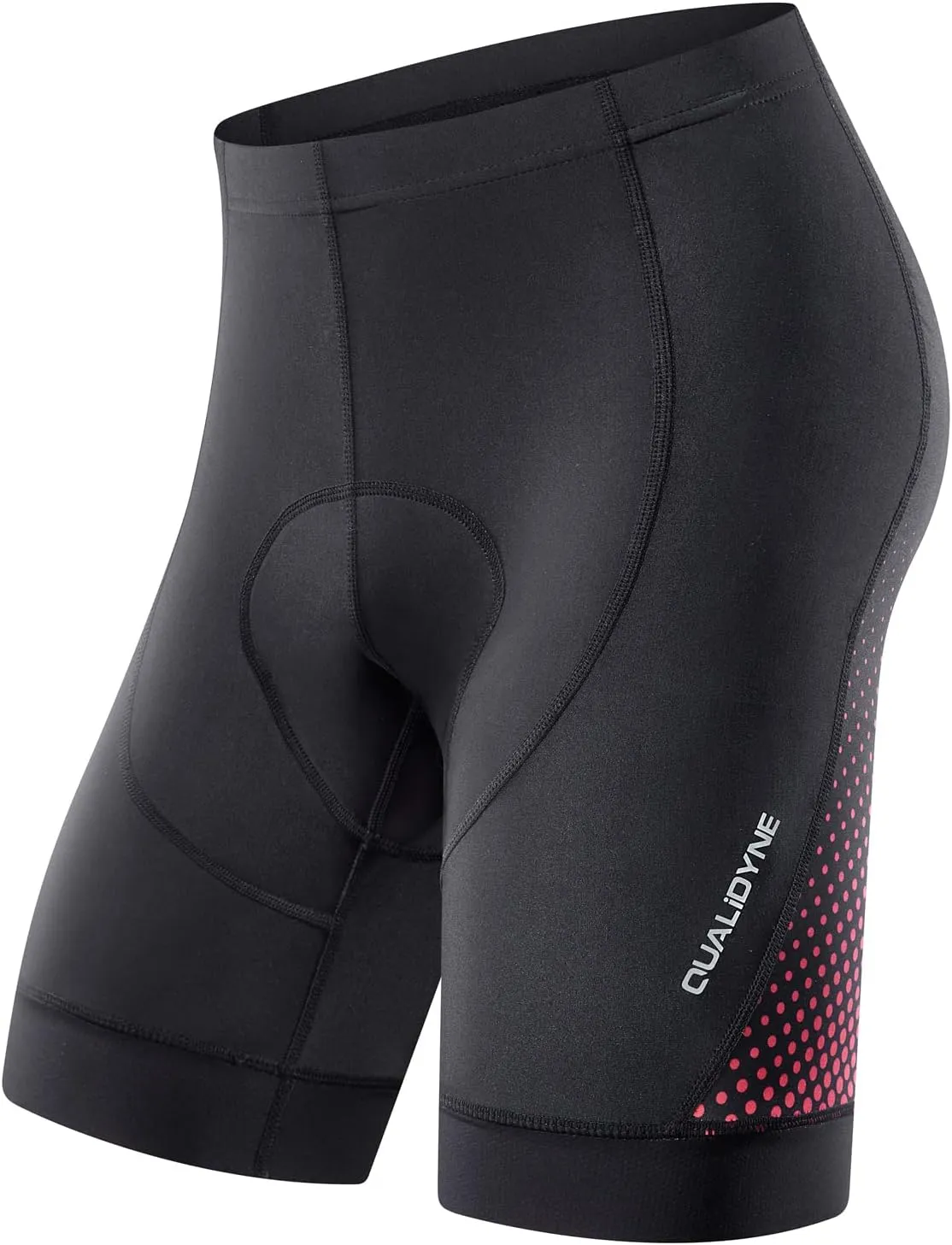 Qualidyne Men's Cycling Bike Shorts 3D Padded Biking Pants Cycle Shorts