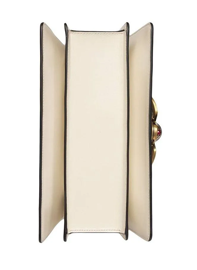 Queen Margaret Small Top Handle Bag, White
