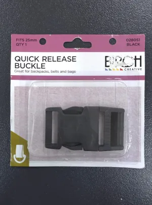 Quick Release Buckle Black