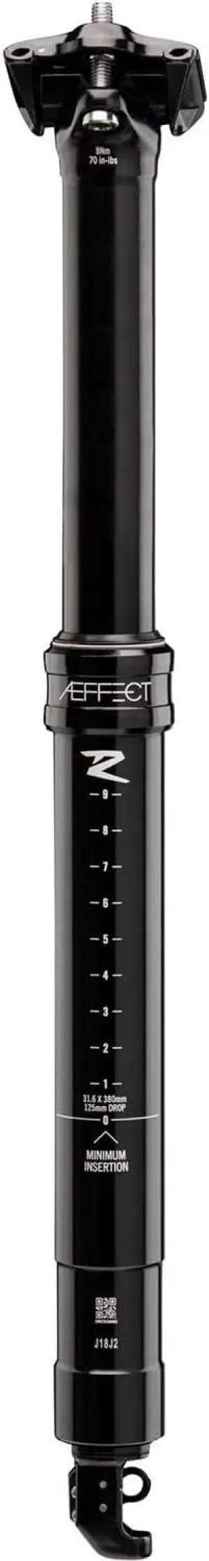 Race Face AEFFECT R-30.9-465/170-Black (No Order) Unisex Adult Saddle Posts, Black, 30.9