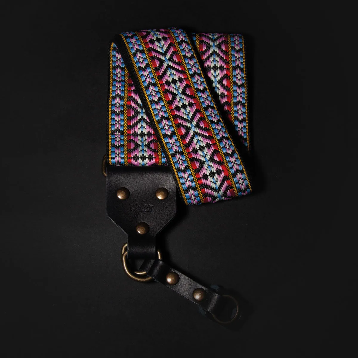 Rainbow Retro Camera Strap