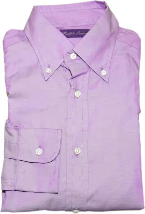 Ralph Lauren Polo Purple Label Mens Casual Dress Shirt Italy Lavender Small $425