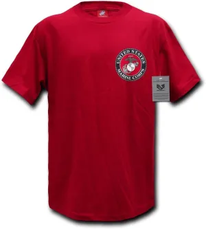 Rapiddominance Marine Emblem Basic Military Tee
