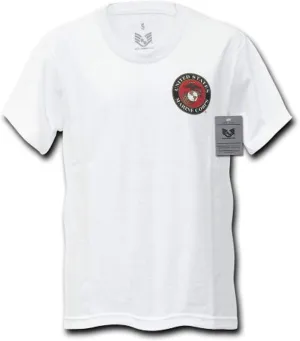 Rapiddominance Marines Emblem Basic Military T-Shirt