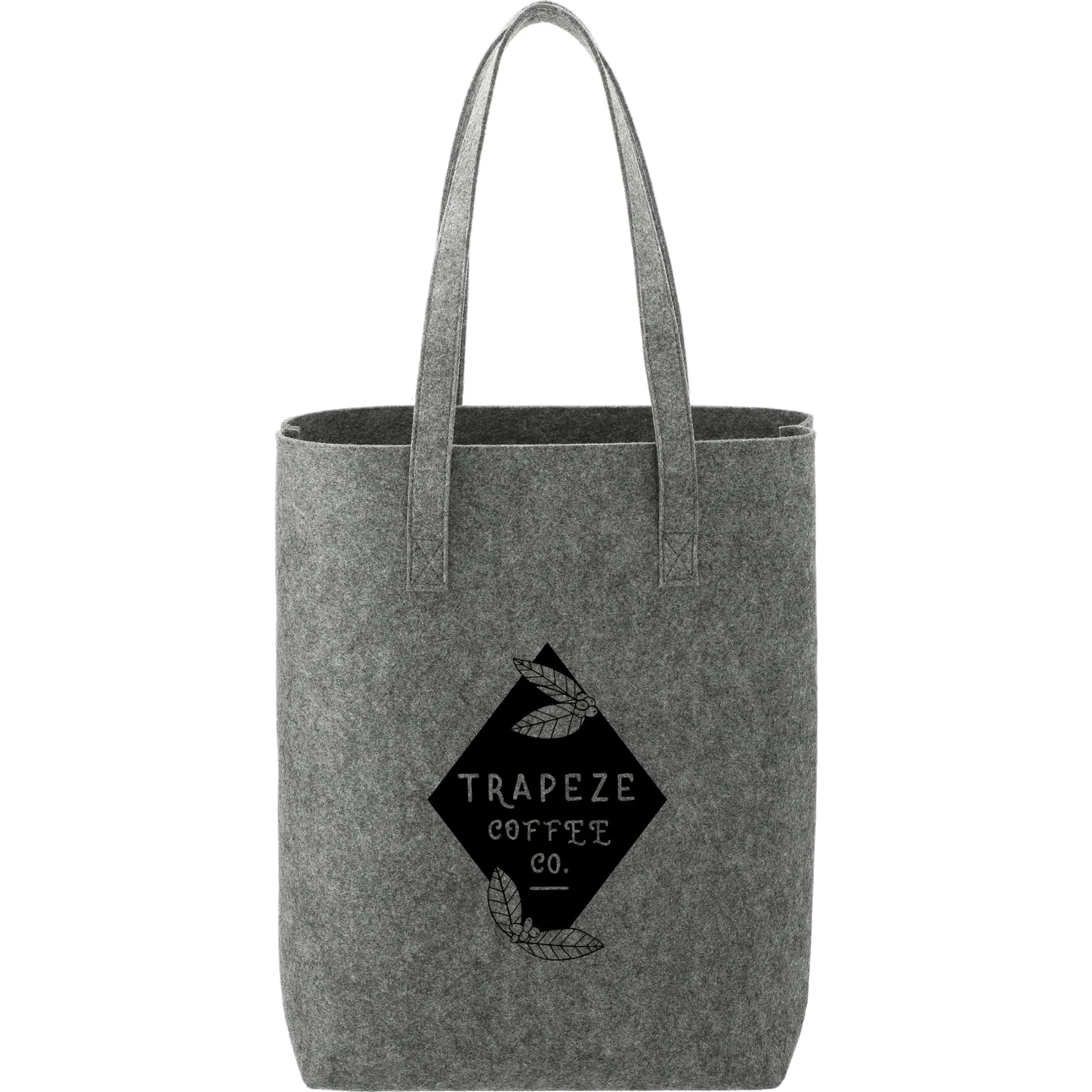 Recycled Felt Shopper Tote with Full Color Print