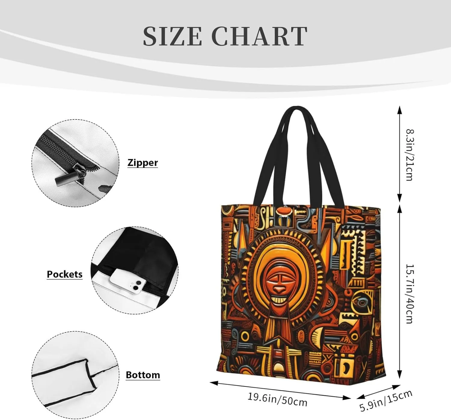 Red Squirrel Print Tote Bag Shoulde Bag Handbag Grocery Bags Reusable For Office Shopping Travel Casual Work Holiday