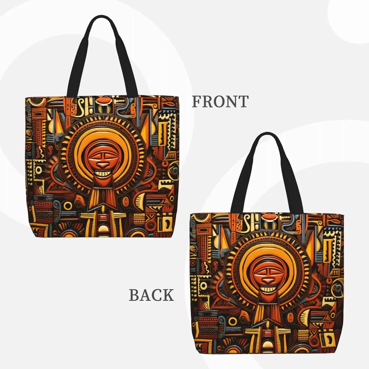 Red Squirrel Print Tote Bag Shoulde Bag Handbag Grocery Bags Reusable For Office Shopping Travel Casual Work Holiday