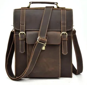 Retro Men's Handbags Backpacks Backpacks Shoulder Diagonal Briefcases Business Bags(E)