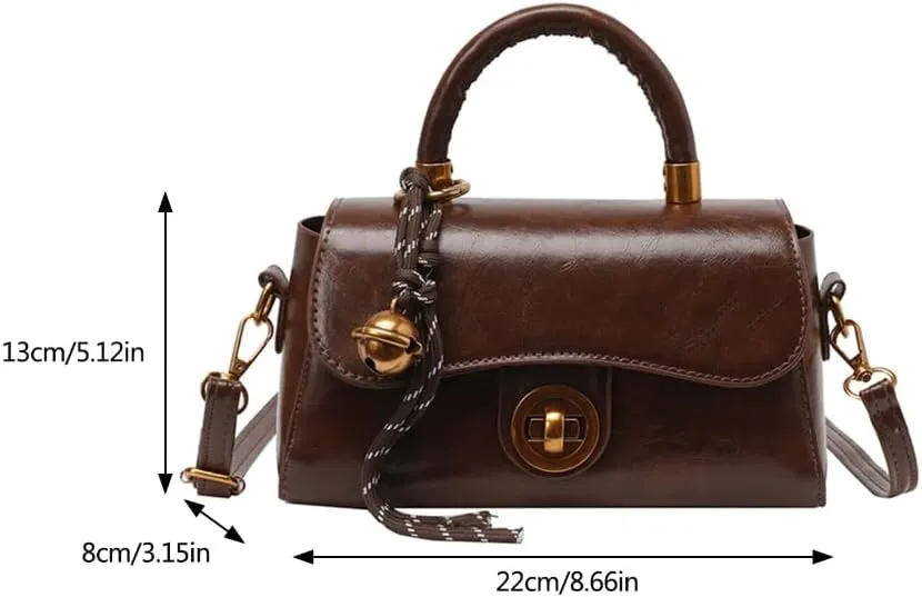 Retro Style Commuters Handbag PU Leather Shoulder Bags Crossbody Bag for Women