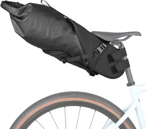 Rhinowalk Bike Saddle Bag Bicycle Saddle Pannier 14L Waterproof Storage Pouch Rear Rack Luggage Carrier Quick-Fit with Hardshell Frame & Interior (Black)