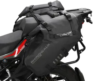 Rhinowalk Motorcycle Saddle Bags Waterproof Anti-Vibration Motor Side Bags Shoulder Bag Motorbike Panniers 28L(14L*2) for most Adventure and Sport Motorcycle Racks, 1 Pair