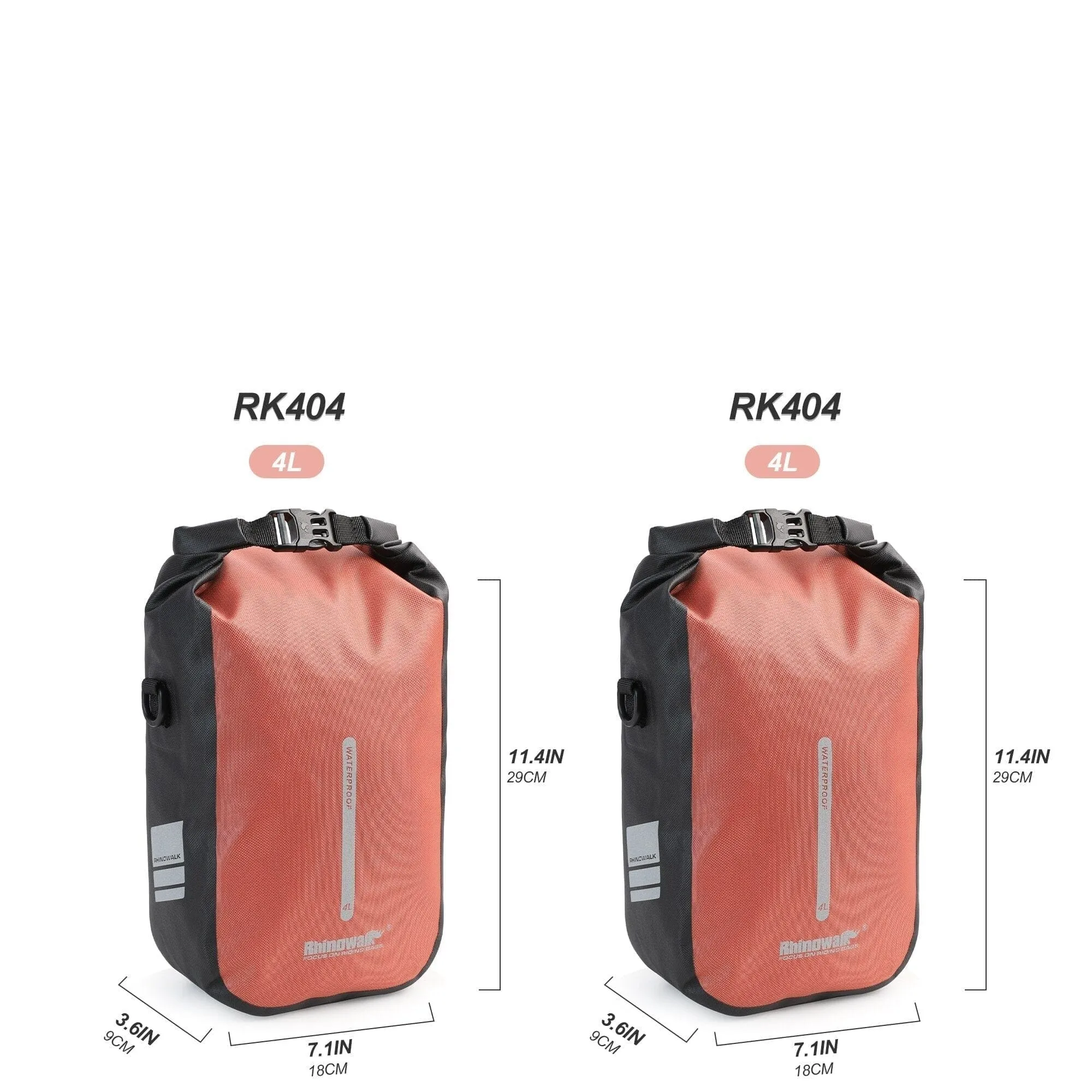 RHINOWALK - Quick Release Front Pannier Bags (4, 6L)