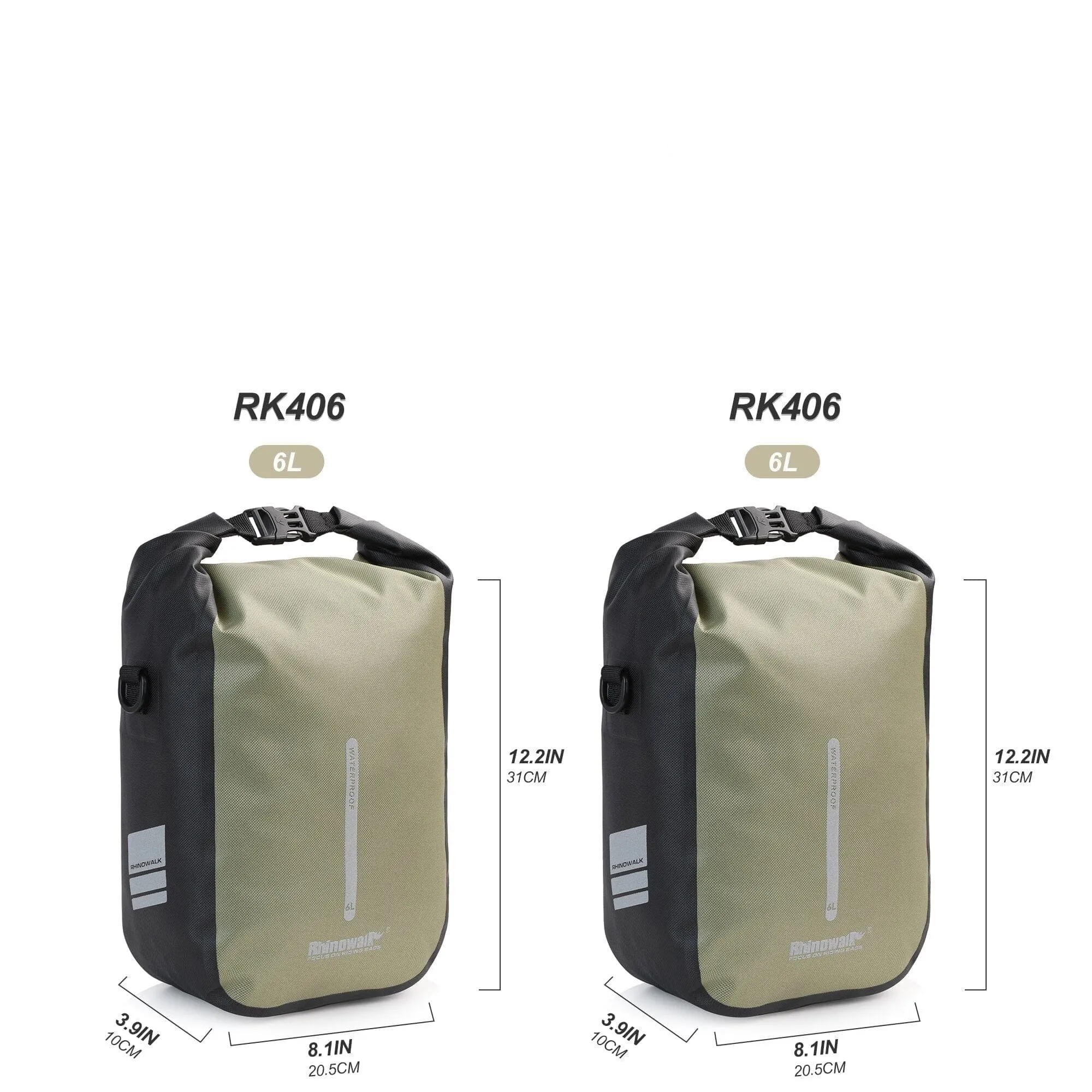 RHINOWALK - Quick Release Front Pannier Bags (4, 6L)
