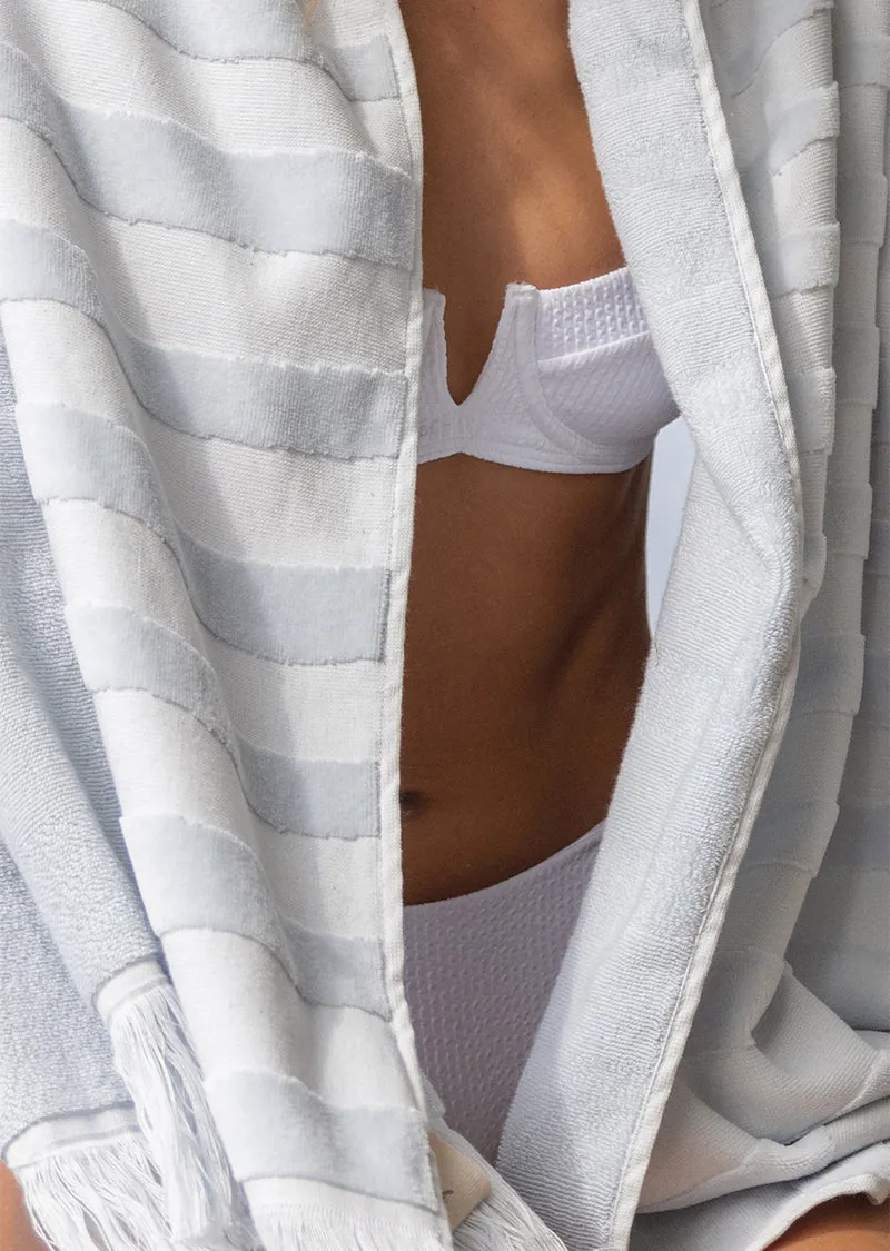 Ripple Beach Towel PALE BLUE