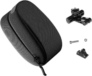 Road Bike Seat Bag Pouch Hard Shell Reflective Pannier Rear Saddle Bag for Sports Outdoors Travel, Black