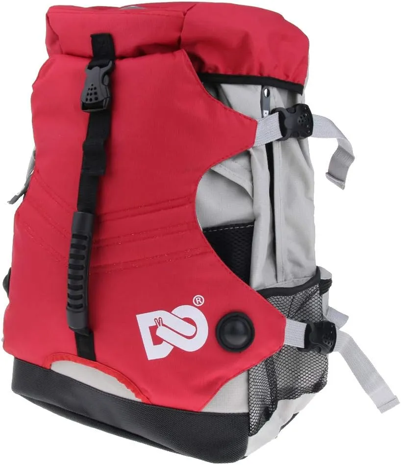Roller Inline Skates Backpack Skating Shoes Boots Storage Bag for Helmet,Knee Elbow and Wrist Protection Pads