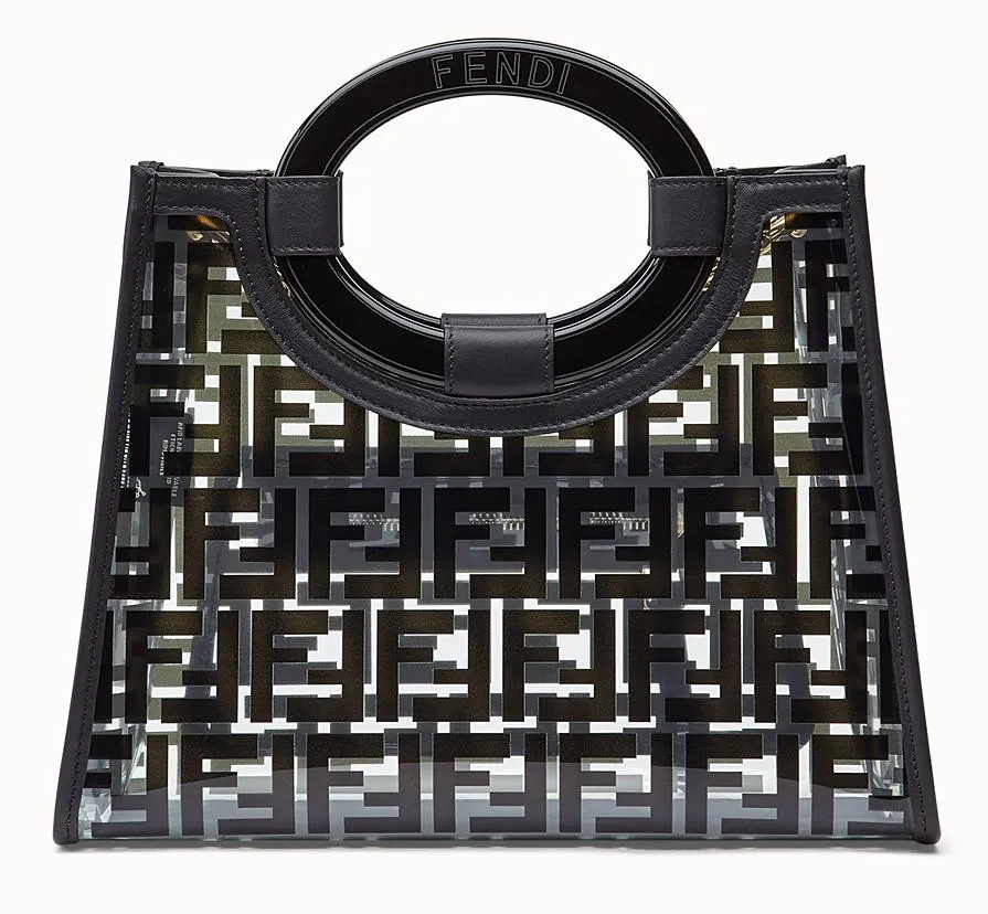 Runaway Pu Shopper, Small, Black