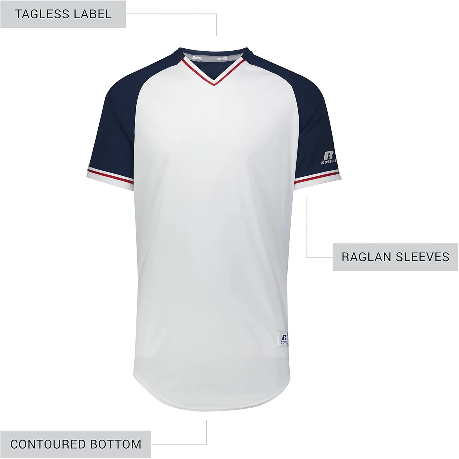 Russell Athletic Boys' Youth Classic V-Neck Jersey