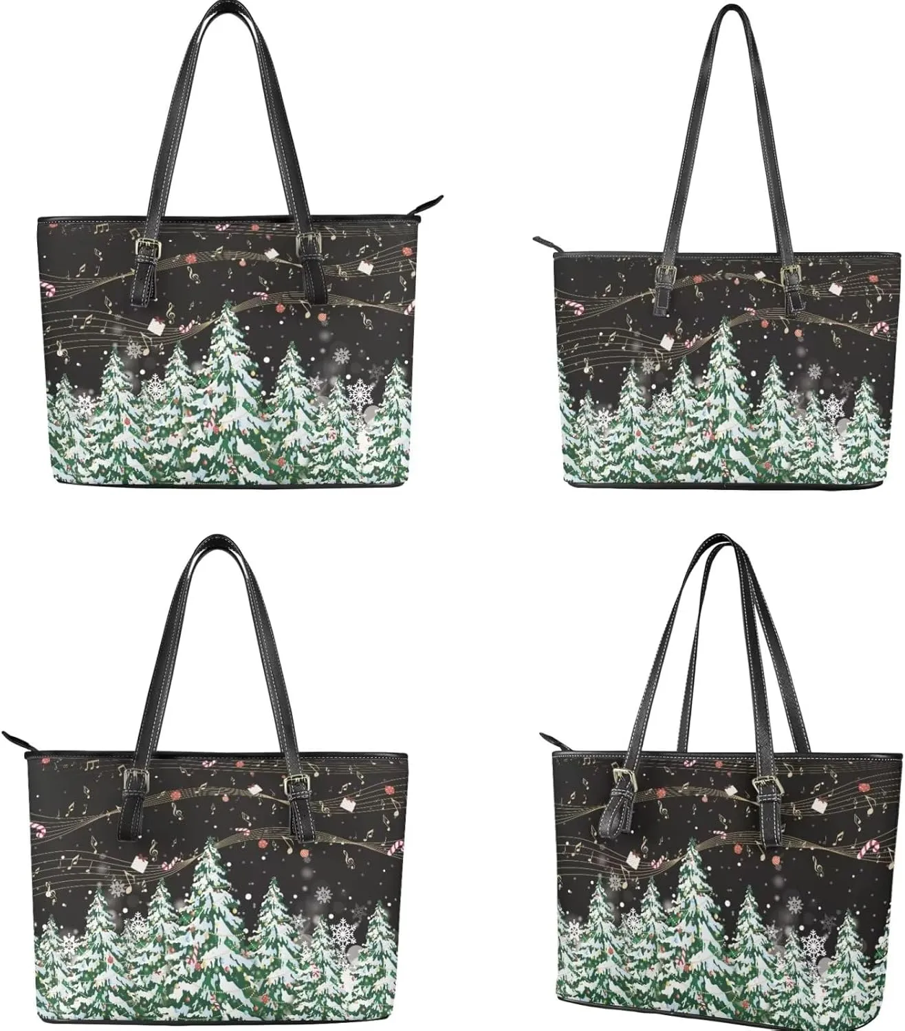 Saddle Bag for Women Shoulder Bag Purse Matched Wristlet Wallet Set of 2
