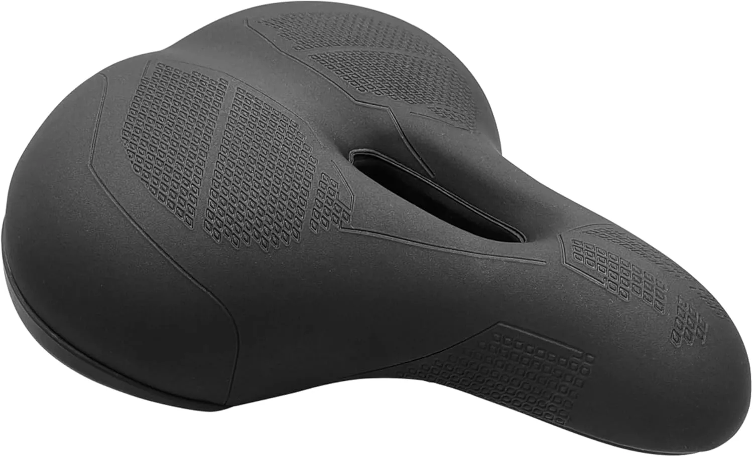 Saddle, Wide Memory Foam, Pain Relief, Waterproof, Matte