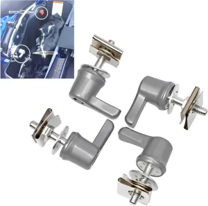 Saddlebag Lever Mount Kit, Hard Saddle Bags Lever Locks/ Bolts for Harley Touring Models, Road King, Street Glide, Electra Glide 1993-2023 (Saddlebag Mount Kit)