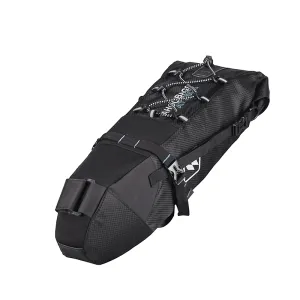 SAHOO Waterproof Large Capacity Bicycle Tail Bag - Black