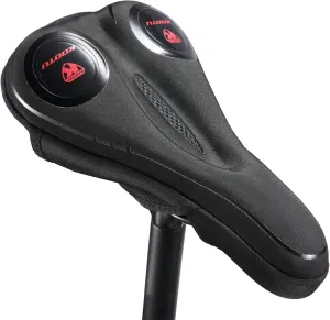 SAVADECK Bike Seat, Gel Bike Seat Cushion for Men/Women, Bicycle Saddle Pad Comfort Extra Soft Padded, Seat Cover for Peloton Bike Road Bike Mountain Bike, Fits Narrow Seats