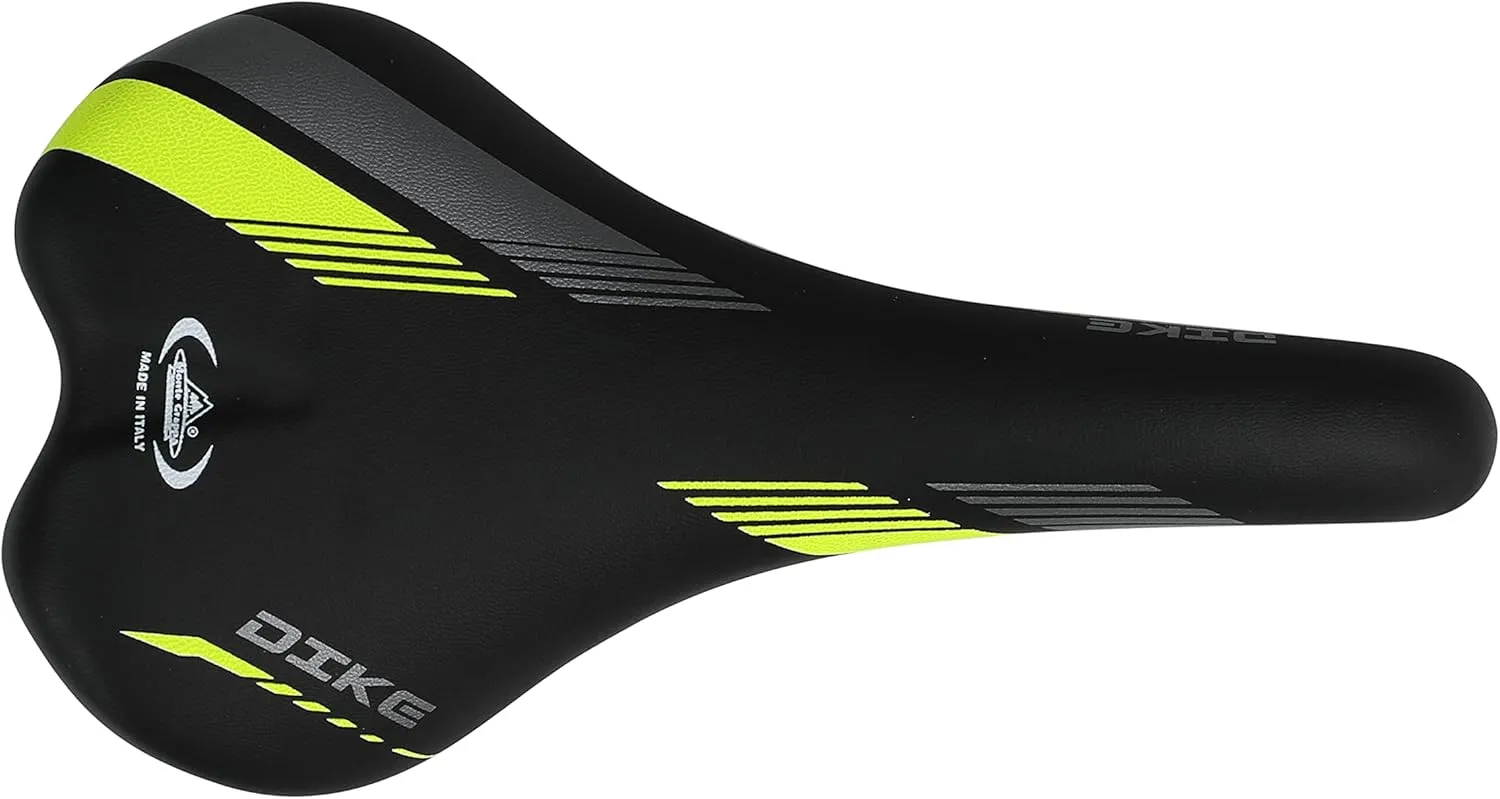 Selle Monte Grappa Composite 250 g Italy Dike Road Bike Bicycle Saddle seat (Black Yellow)