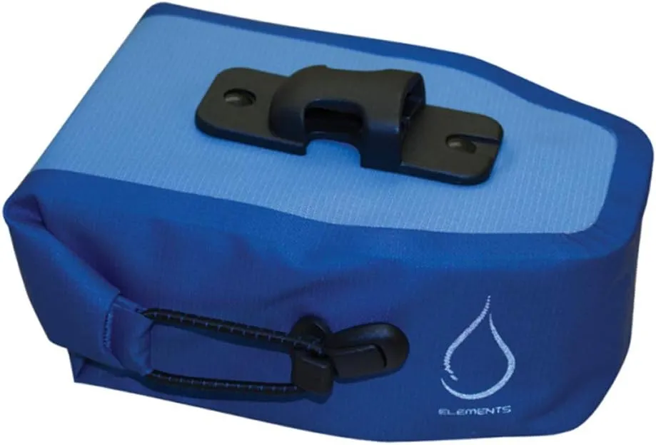 Serfas Monsoon Roll Top Waterproof Bicycle Saddle Bag - Medium (Blue/Blue)