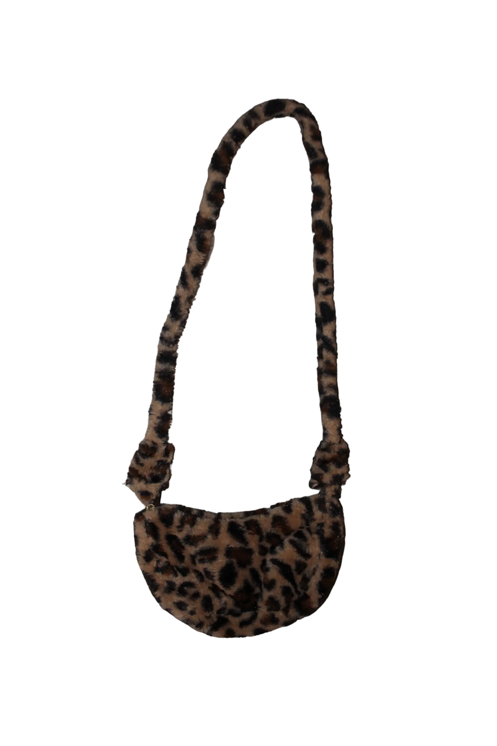 Shein Cheetah Print Fur Bag