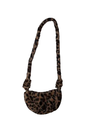 Shein Cheetah Print Fur Bag