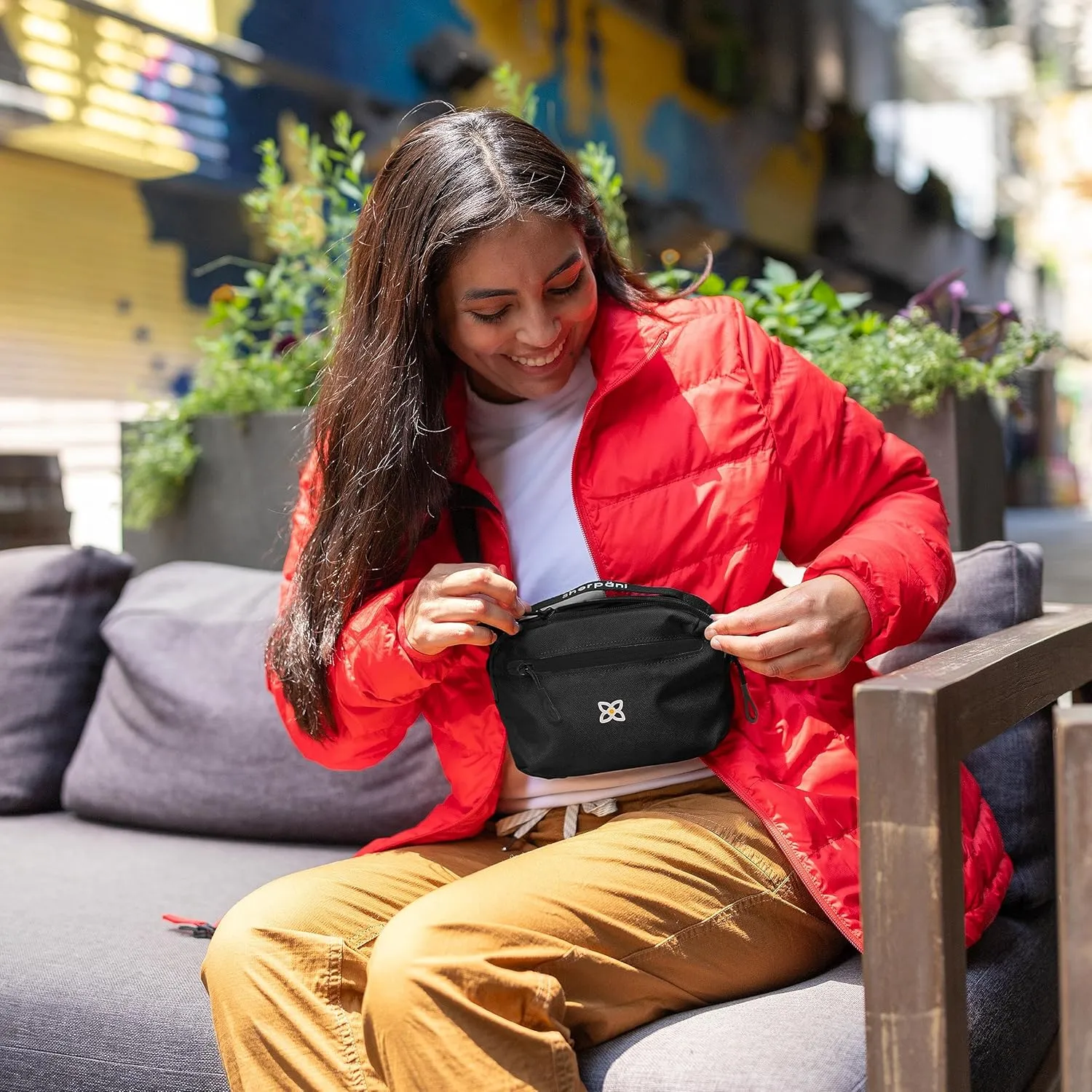 Sherpani Hyk, Lightweight Belt Bag, Travel Fanny Pack, Small Sling Crossbody Bag, Travel Purse for Women, RFID Protection