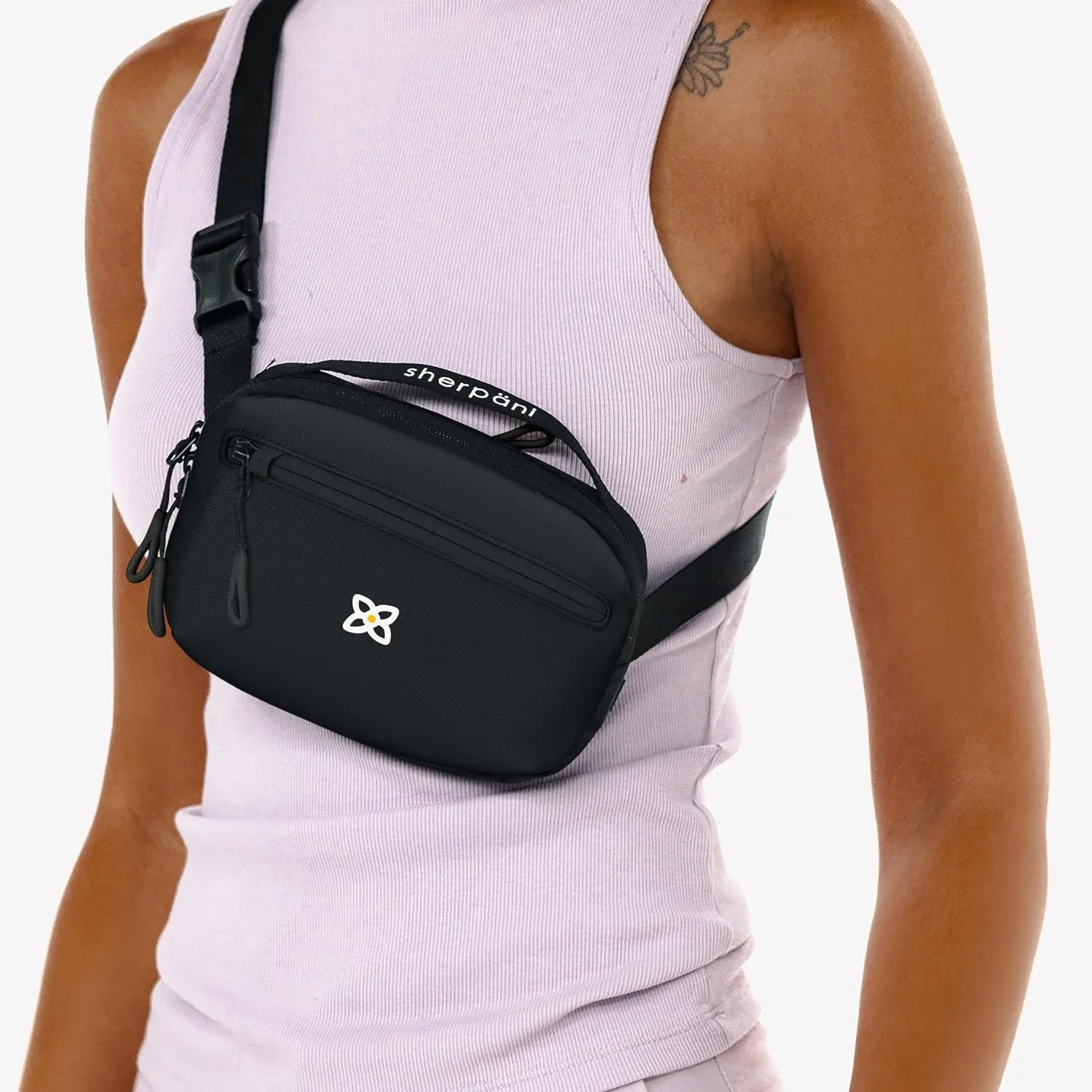 Sherpani Hyk, Lightweight Belt Bag, Travel Fanny Pack, Small Sling Crossbody Bag, Travel Purse for Women, RFID Protection