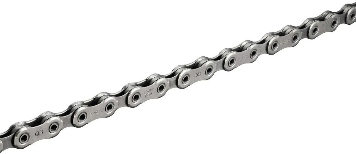 SHIMANO XTR/Dura-Ace 12-Speed Chain Silver, 126 Links/Quick-Link