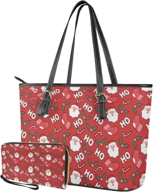 Shoulder Bag Set of 2 Christmas Purse for Women Small Wrist Strap Wallet