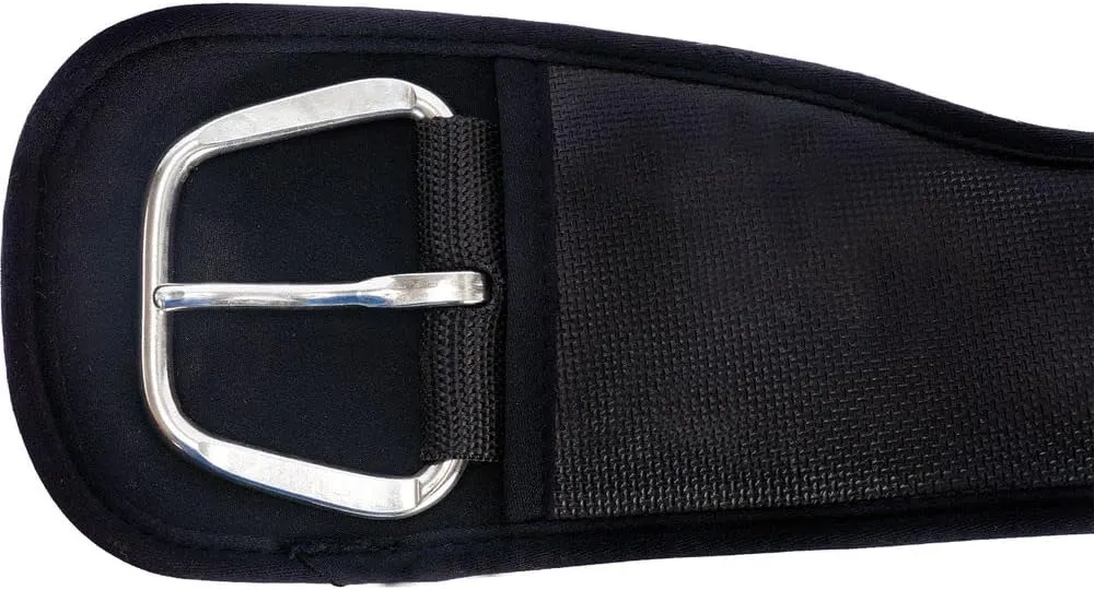 Shoulder Ease Neoprene Cinch | Optimizes Horse Movement | Eliminates Pinching | Non-Slip Neoprene | Stainless Steel Roller Buckles | Training D-Rings