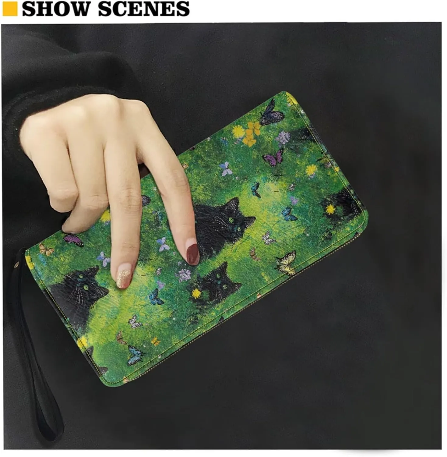Shoulder Wallet 2Pcs, Leather Shoulder Bags with Belt Wallet Set of 2 Lightweight & Portable for Travel & Shopping