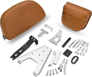 Show Chrome Accessories 30-209 Saddle Detachable Smart Mount Backrest (Indian)