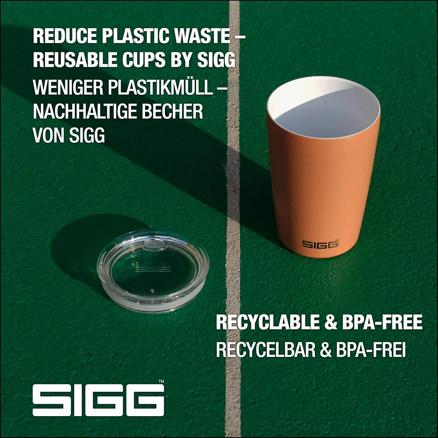 SIGG - Neso Pure Cream Travel Mug - With Tritan Lid - Dishwasher Safe - 18/8 Stainless Steel - 10/14 Oz