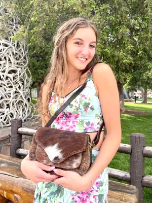 Sissy Cowhide Leather Crossbody