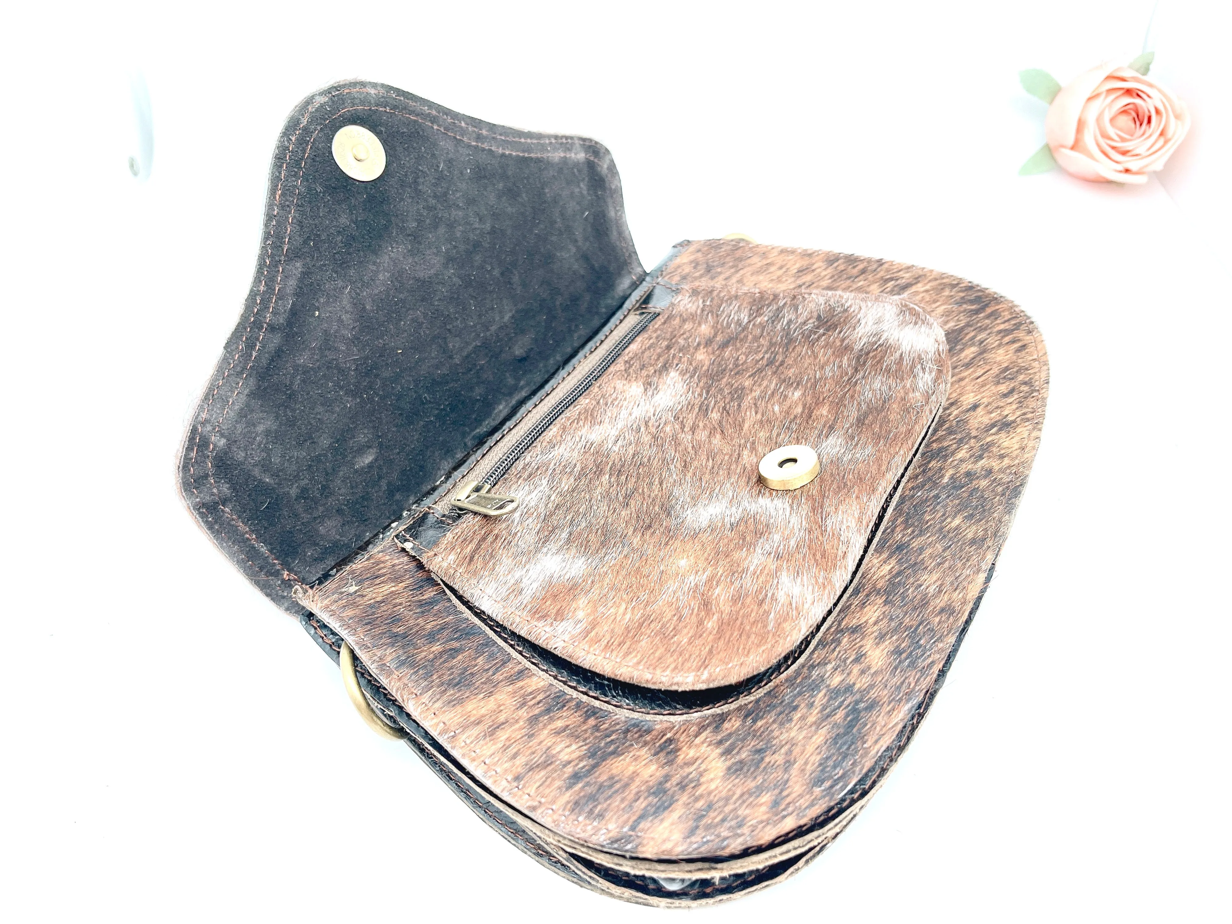 Sissy Cowhide Leather Crossbody